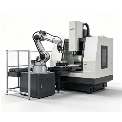 Robot Memuat Dan Memunggah Pusat Pemesinan